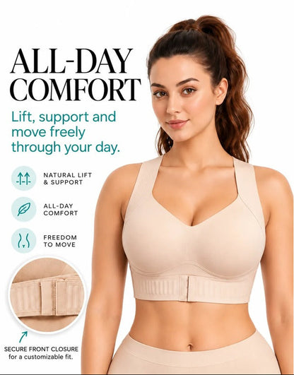Posture Support Wireless Sports Bra