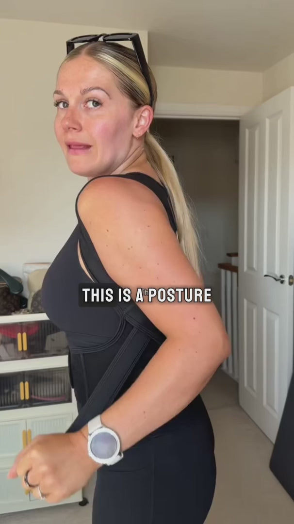 Real customer wearing the Posture Support Wireless Sports Bra