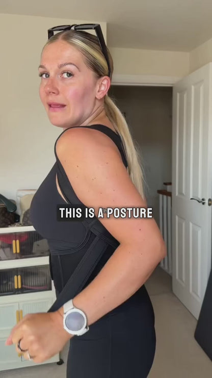 Real customer wearing the Posture Support Wireless Sports Bra